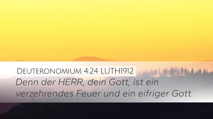 Deuteronomium 4:24 LUTH1912 Bible Verse Image