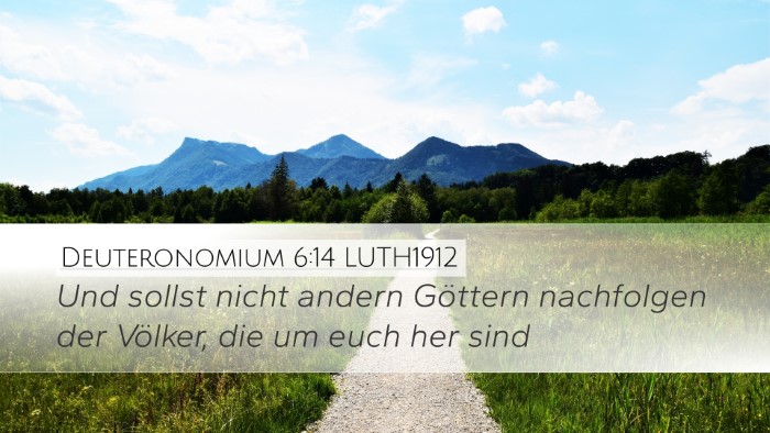Deuteronomium 6:14 LUTH1912 Bible Verse Image