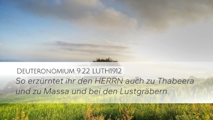 Deuteronomium 9:22 LUTH1912 Bible Verse Image