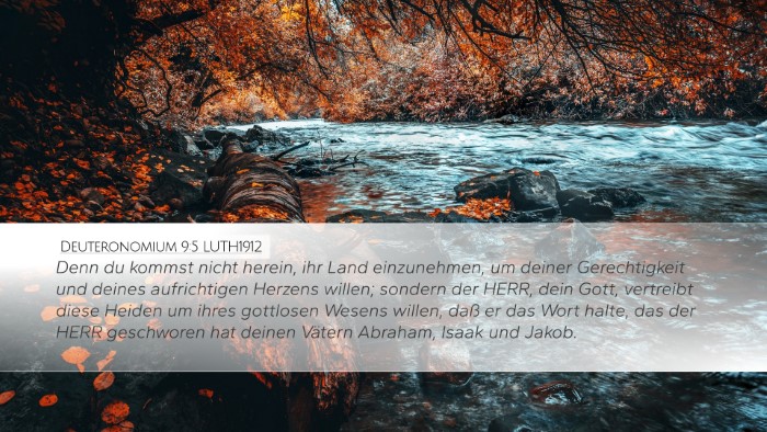Deuteronomium 9:5 LUTH1912 Bible Verse Image