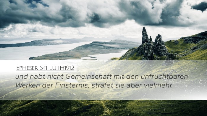 Epheser 5:11 LUTH1912 Bible Verse Image