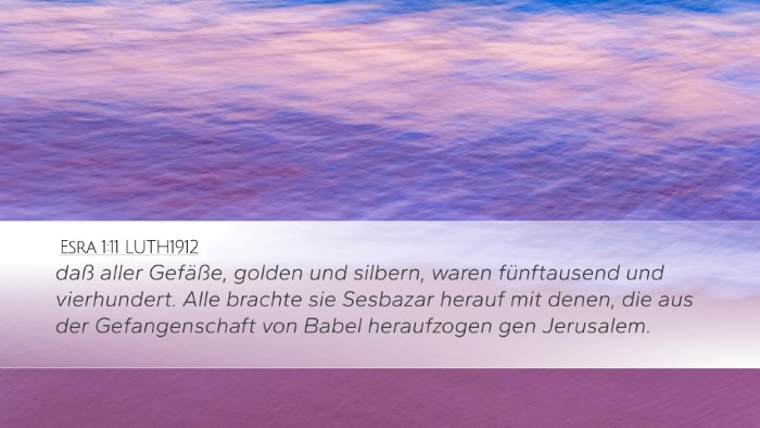 Esra 1:11 LUTH1912 Bible Verse Image