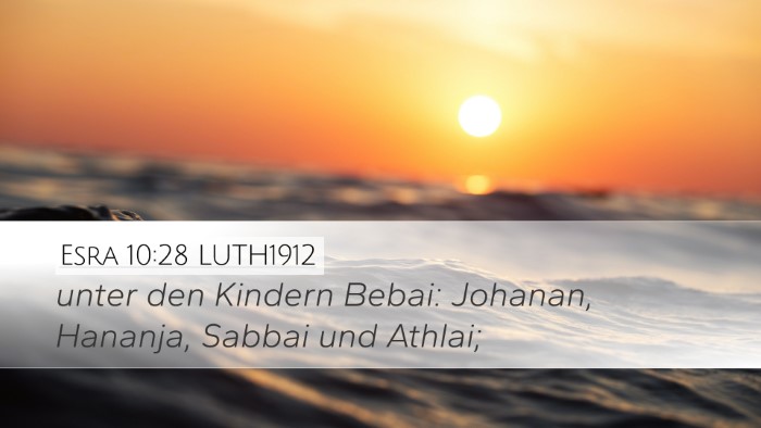 Esra 10:28 LUTH1912 Bible Verse Image