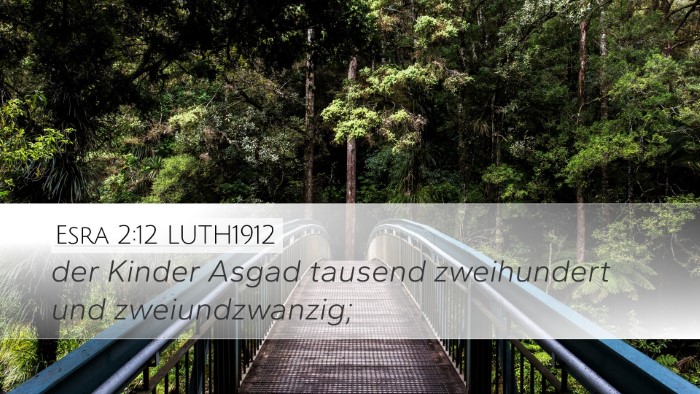 Esra 2:12 LUTH1912 Bible Verse Image