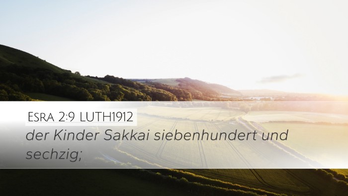 Esra 2:9 LUTH1912 Desktop Wallpaper - der Kinder Sakkai siebenhundert und - Desktop Bible Verse Wallpaper