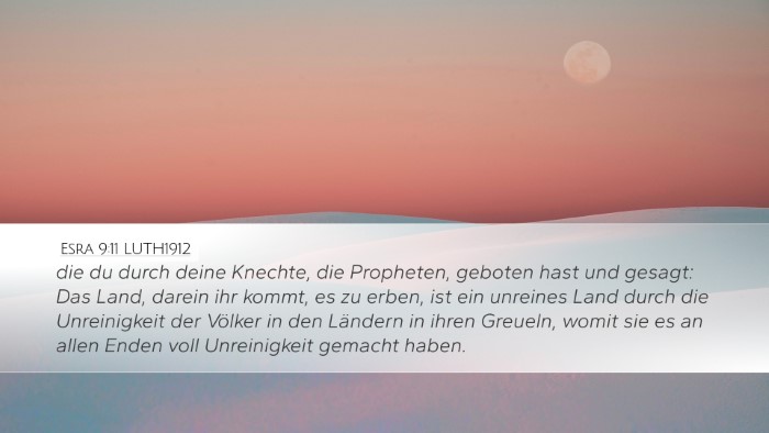 Esra 9:11 LUTH1912 Bible Verse Image