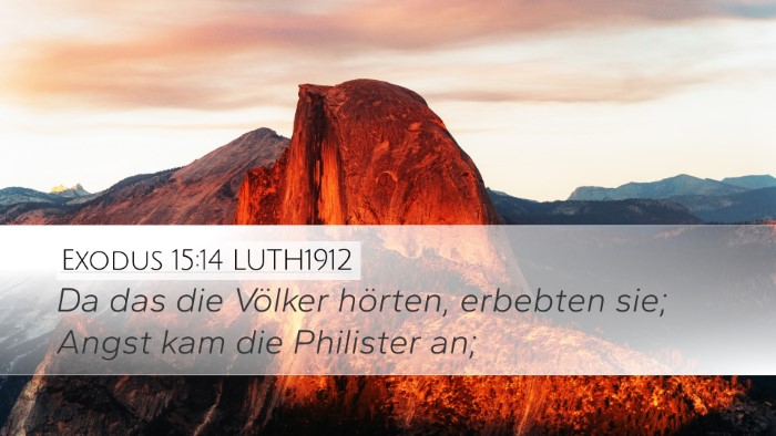 Exodus 15:14 LUTH1912 Bible Verse Image