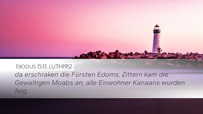 Exodus 15:15 LUTH1912 Bible Verse Image