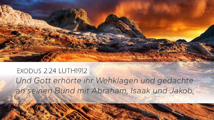 Exodus 2:24 LUTH1912 Bible Verse Image