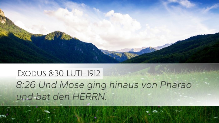 Exodus 8:30 LUTH1912 Bible Verse Image