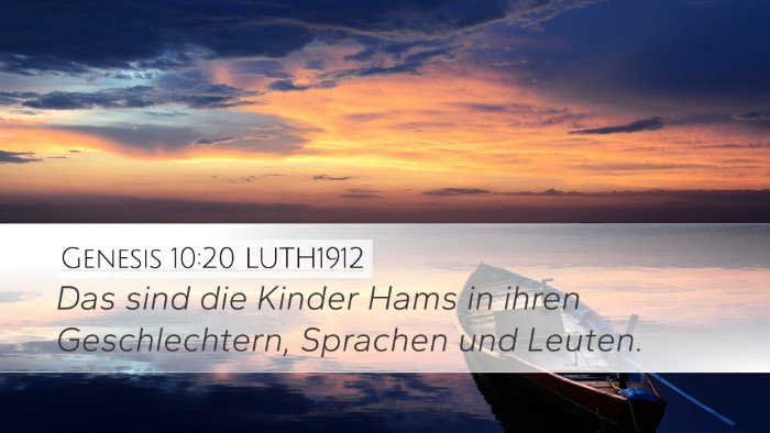 Genesis 10:20 LUTH1912 Bible Verse Image