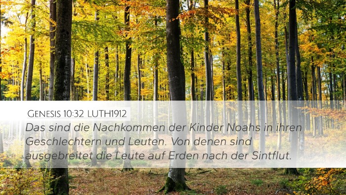 Genesis 10:32 LUTH1912 Bible Verse Image