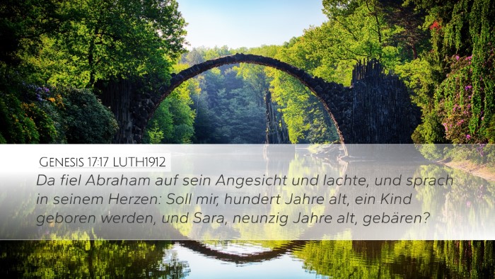 Genesis 17:17 LUTH1912 Bible Verse Image