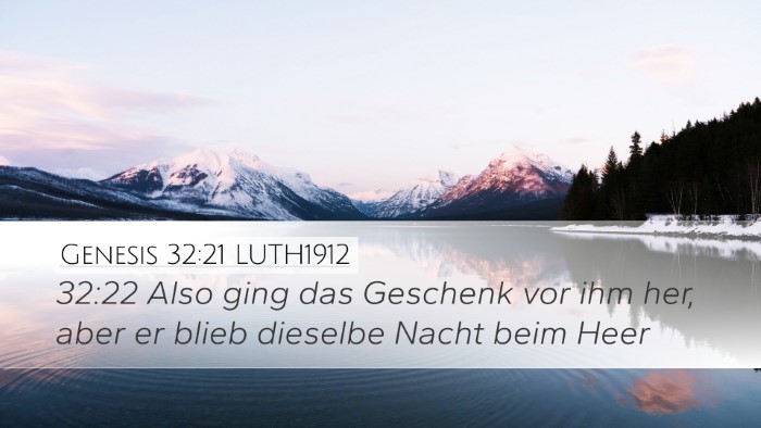 Genesis 32:21 LUTH1912 Bible Verse Image