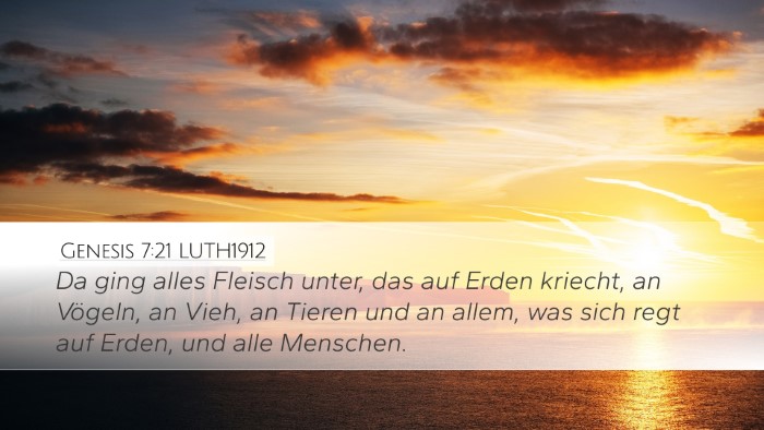 Genesis 7:21 LUTH1912 Bible Verse Image