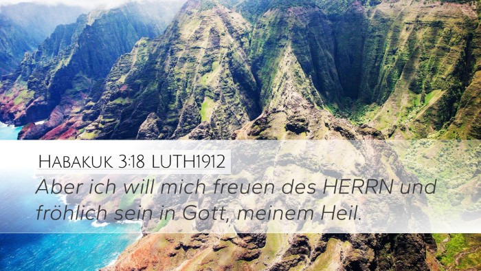 Habakuk 3:18 LUTH1912 Bible Verse Image