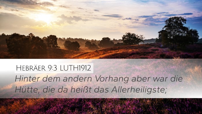 Hebräer 9:3 LUTH1912 Bible Verse Image