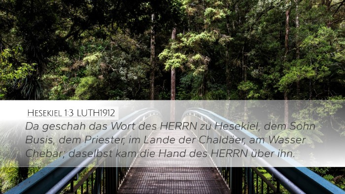 Hesekiel 1:3 LUTH1912 Bible Verse Image
