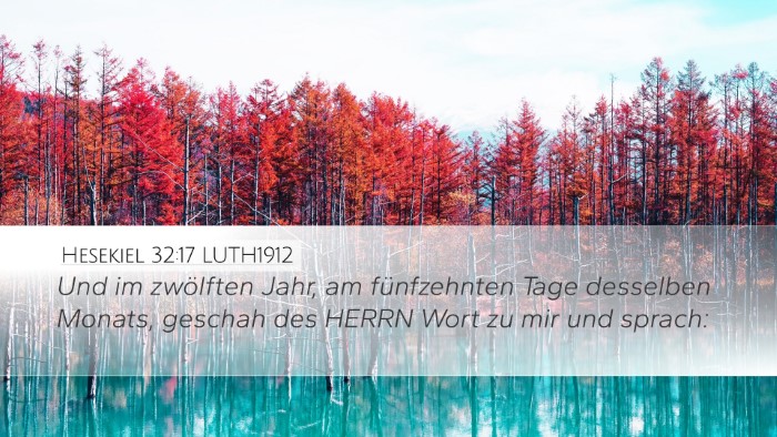 Hesekiel 32:17 LUTH1912 Bible Verse Image