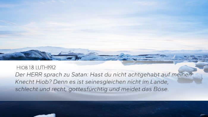 Hiob 1:8 LUTH1912 Bible Verse Image