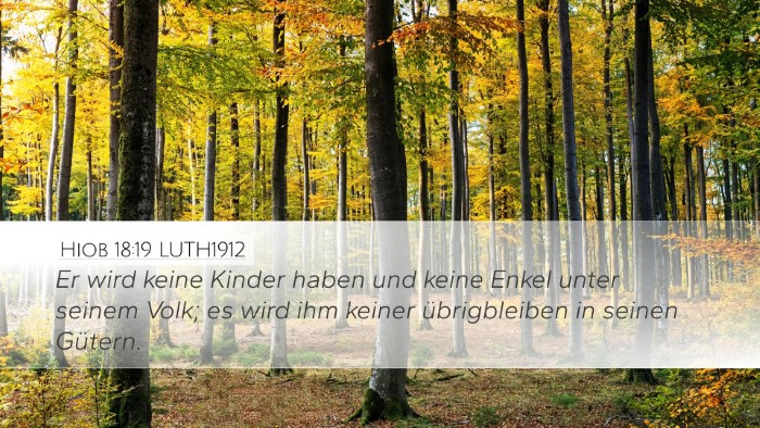Hiob 18:19 LUTH1912 Bible Verse Image