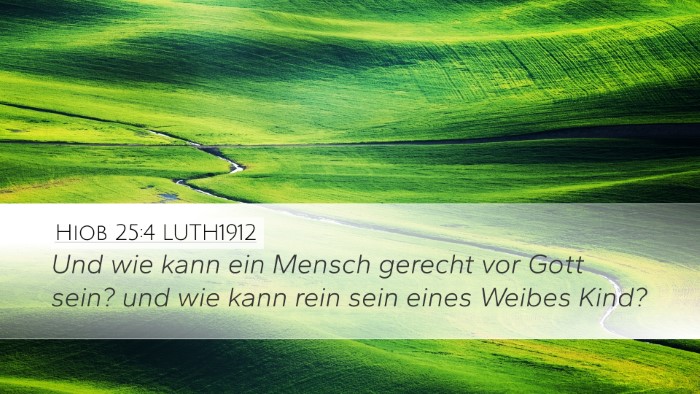 Hiob 25:4 LUTH1912 Bible Verse Image