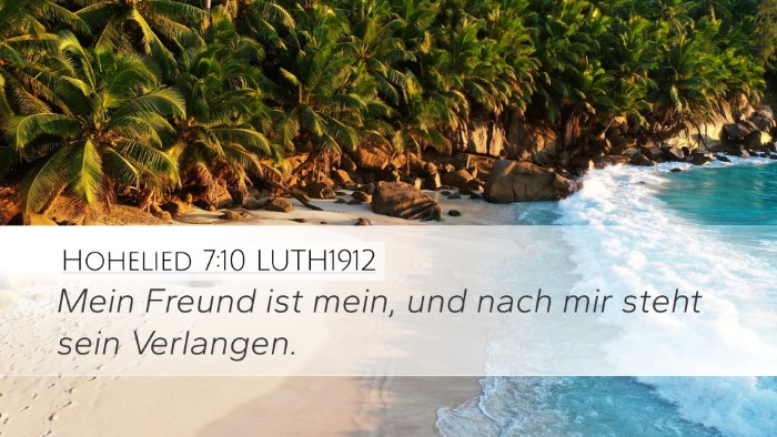 Hohelied 7:10 LUTH1912 Bible Verse Image