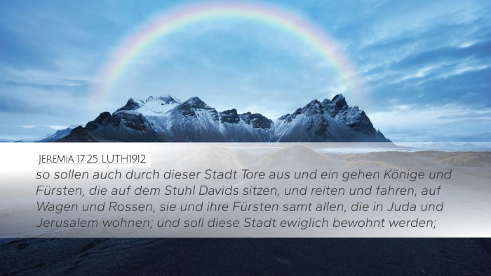 Jeremia 17:25 LUTH1912 Bible Verse Image