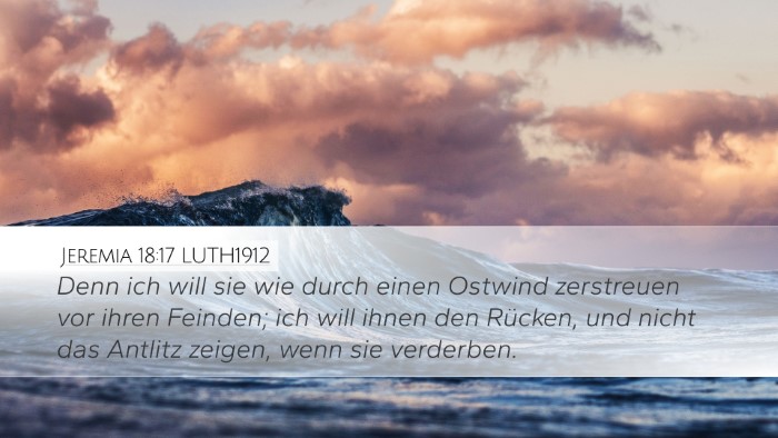 Jeremia 18:17 LUTH1912 Bible Verse Image