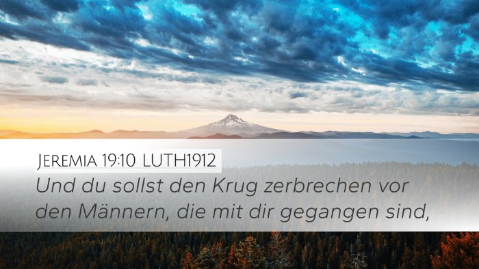 Jeremia 19:10 LUTH1912 Bible Verse Image