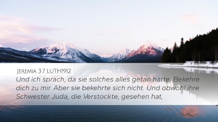Jeremia 3:7 LUTH1912 Bible Verse Image