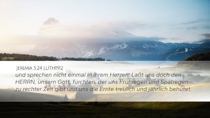 Jeremia 5:24 LUTH1912 Bible Verse Image
