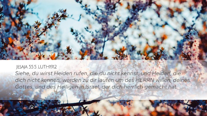 Jesaja 55:5 LUTH1912 Bible Verse Image