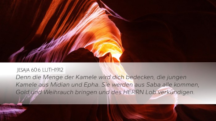 Jesaja 60:6 LUTH1912 Bible Verse Image