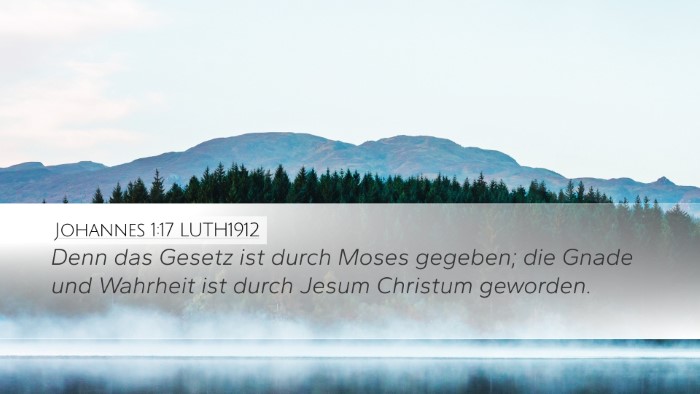 Johannes 1:17 LUTH1912 Bible Verse Image