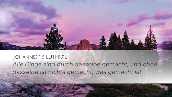 Johannes 1:3 LUTH1912 Bible Verse Image