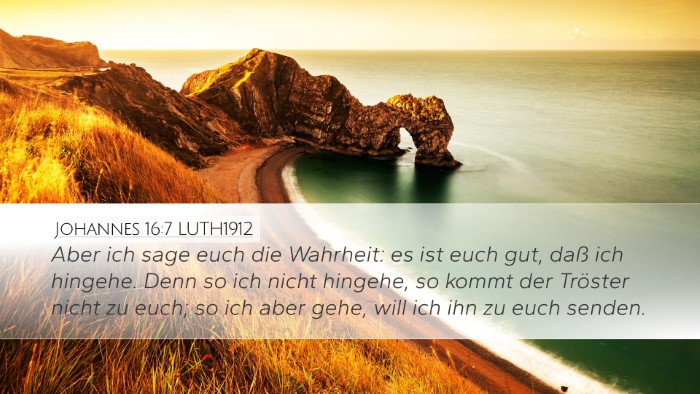 Johannes 16:7 LUTH1912 Bible Verse Image