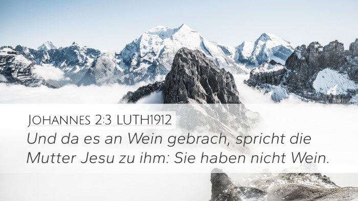Johannes 2:3 LUTH1912 Bible Verse Image