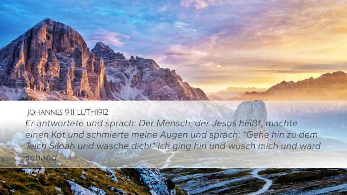 Johannes 9:11 LUTH1912 Bible Verse Image