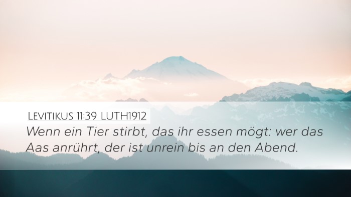 Levitikus 11:39 LUTH1912 Bible Verse Image