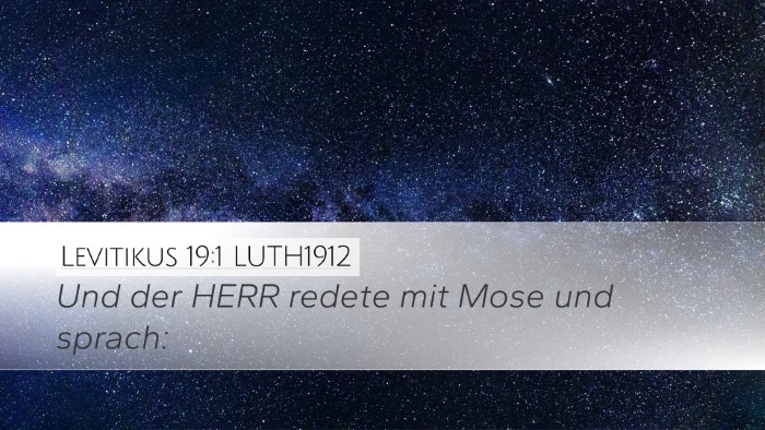 Levitikus 19:1 LUTH1912 Desktop Wallpaper - Und der HERR redete mit Mose und - Desktop Bible Verse Wallpaper