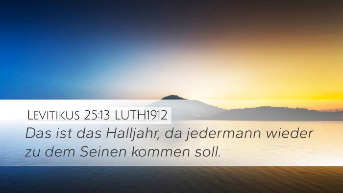 Levitikus 25:13 LUTH1912 Bible Verse Image