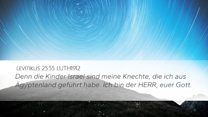 Levitikus 25:55 LUTH1912 Bible Verse Image