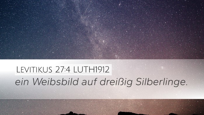 Levitikus 27:4 LUTH1912 Desktop Wallpaper - ein Weibsbild auf dreißig - Desktop Bible Verse Wallpaper