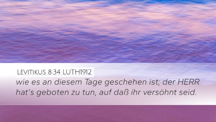 Levitikus 8:34 LUTH1912 Bible Verse Image