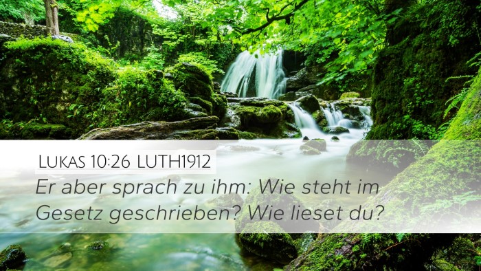 Lukas 10:26 LUTH1912 Bible Verse Image
