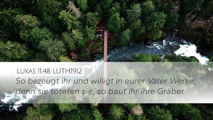 Lukas 11:48 LUTH1912 Bible Verse Image