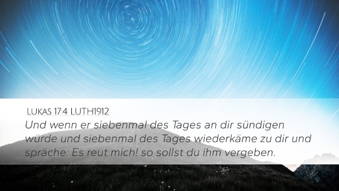 Lukas 17:4 LUTH1912 Bible Verse Image
