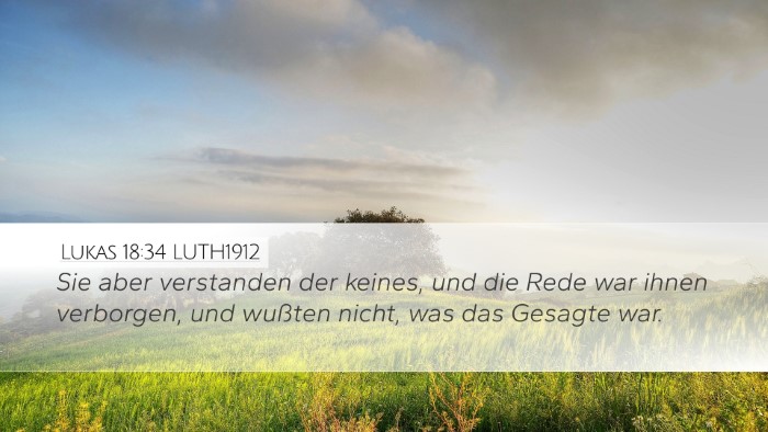 Lukas 18:34 LUTH1912 Bible Verse Image