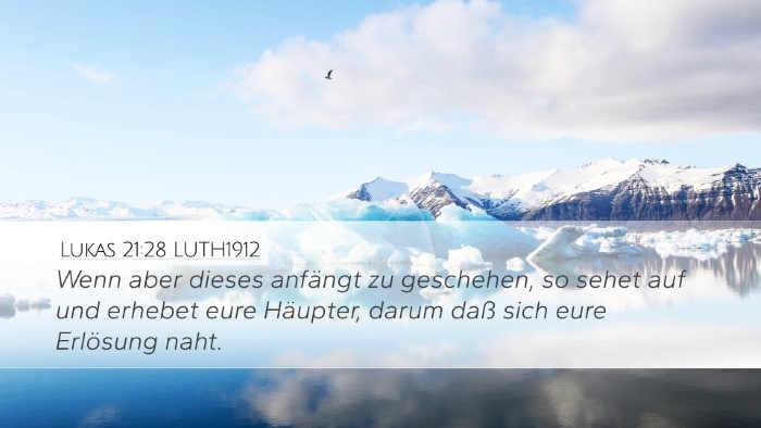 Lukas 21:28 LUTH1912 Bible Verse Image